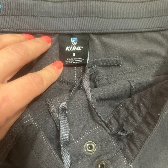 Kuhl Hiking Shorts Women's Size 8 Gray 6240 Ripstop Comfort Sporty Activewear - Picture 2 of 3